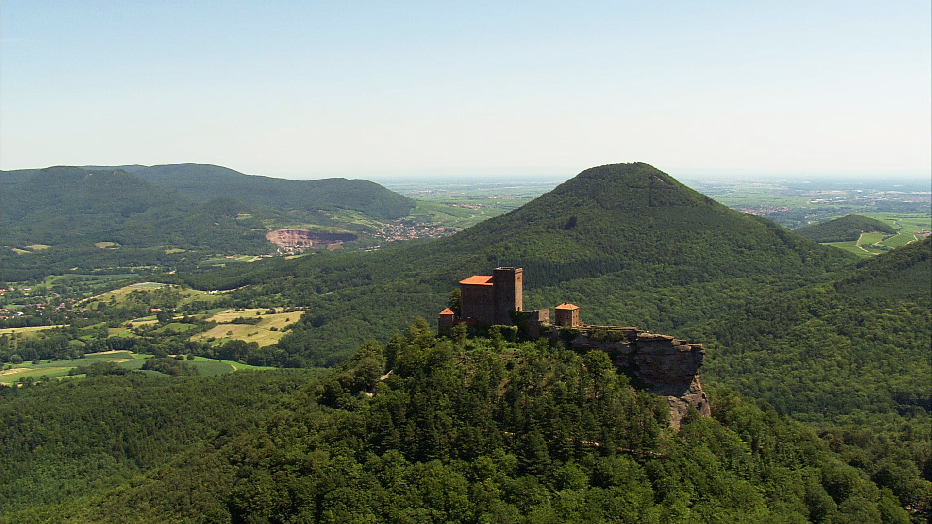 The World From Above: Germany  - E5 - Grosser Inselsberg to Trifels Castle